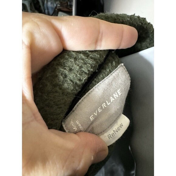 Everlane Olive Teddy Jacket - Picture 5 of 9
